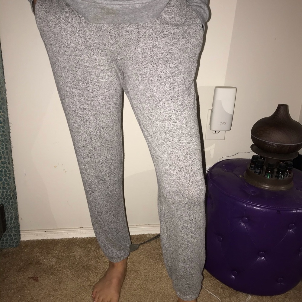 Gray sweat pants from Nordstrom.